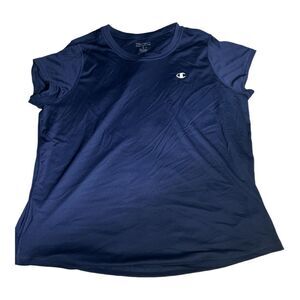 Champion Women’s Dri Fit Navy Top size 1X